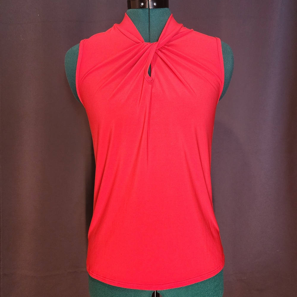 Red Sleeveless Top